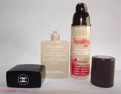 bourjois healthy mix dupe chanel|Chanel Vitalumière Aqua Review Is It Worth The Splurge.